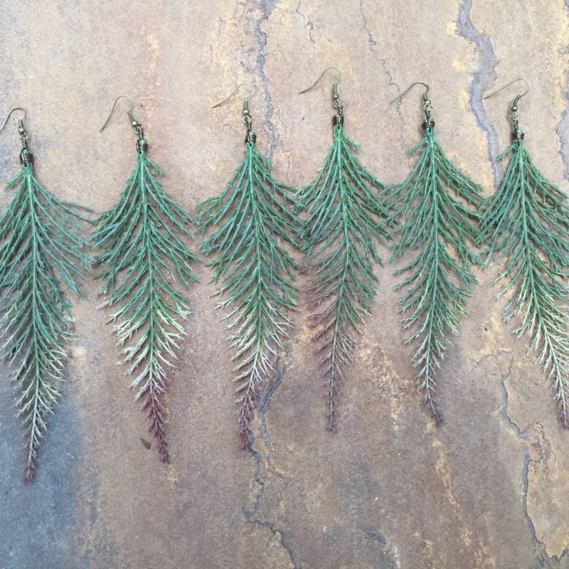 Immergrüne Ohrringe von RitualSoulAdornments