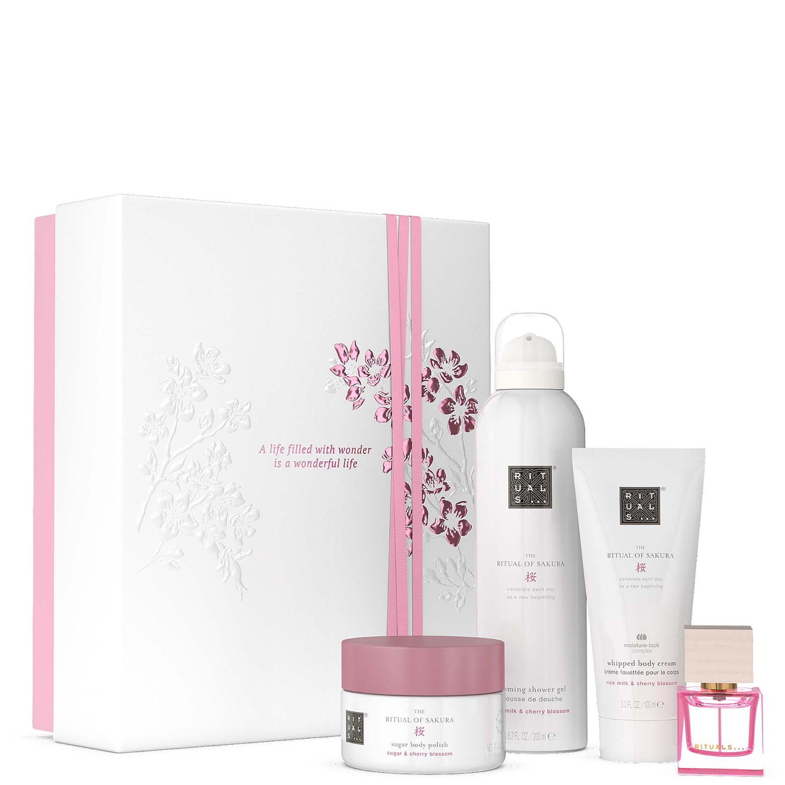 RITUALS The Ritual of Sakura Rice Milk & Cherry Blossom Bath & Body Medium Gift Set von Rituals