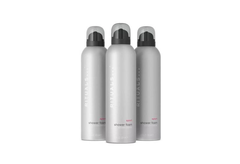 Rituals Duschgel RITUALS Sport Vorteilspack mit 3 x Duschschaum von Rituals