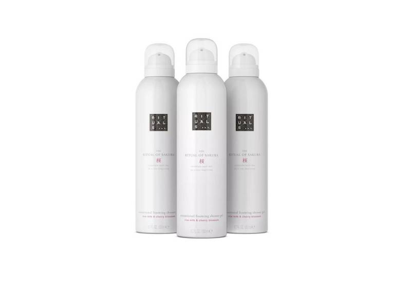 Rituals Duschgel RITUALS The Ritual of Sakura Vorteilspack mit 3 x Duschschaum von Rituals