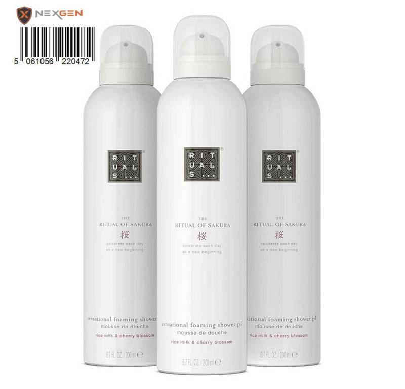 Rituals Duschgel von Ritual of Sakura Vorteilspack 3x200 ml Duschgel von Rituals