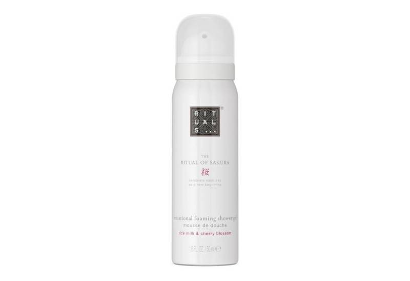 Rituals Duschschaum 50 ml The Ritual of Sakura Foaming Shower Gel 50 ml, Zarter Duft von Kirschblüten und cremiger Reismilch von Rituals