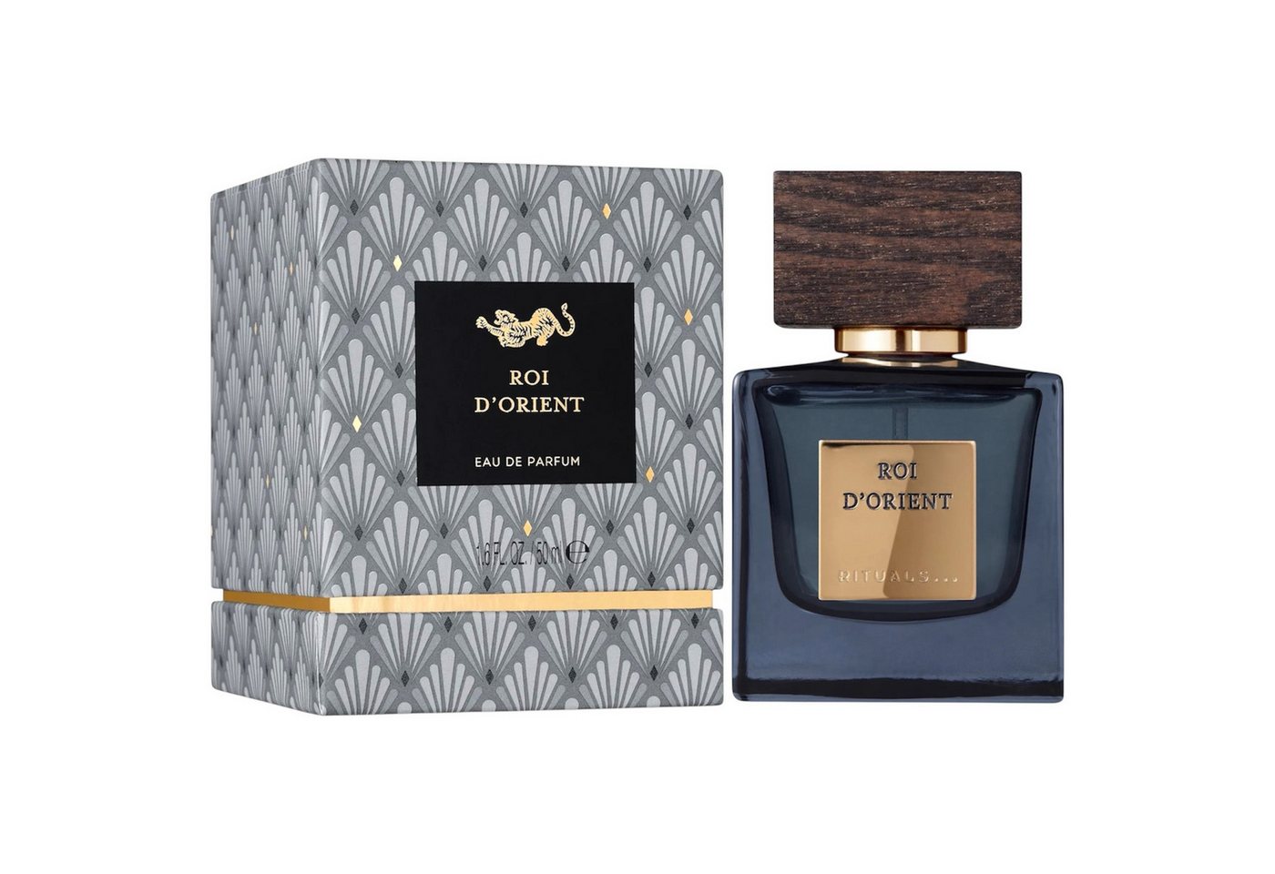 Rituals Eau de Parfum Roi d’Orient Eau De Parfum 50ml – RITUALS Luxus Herrenduft, Mit rauchigem Bernstein, opulentem Moschus und feinem weißen Pfeffer von Rituals