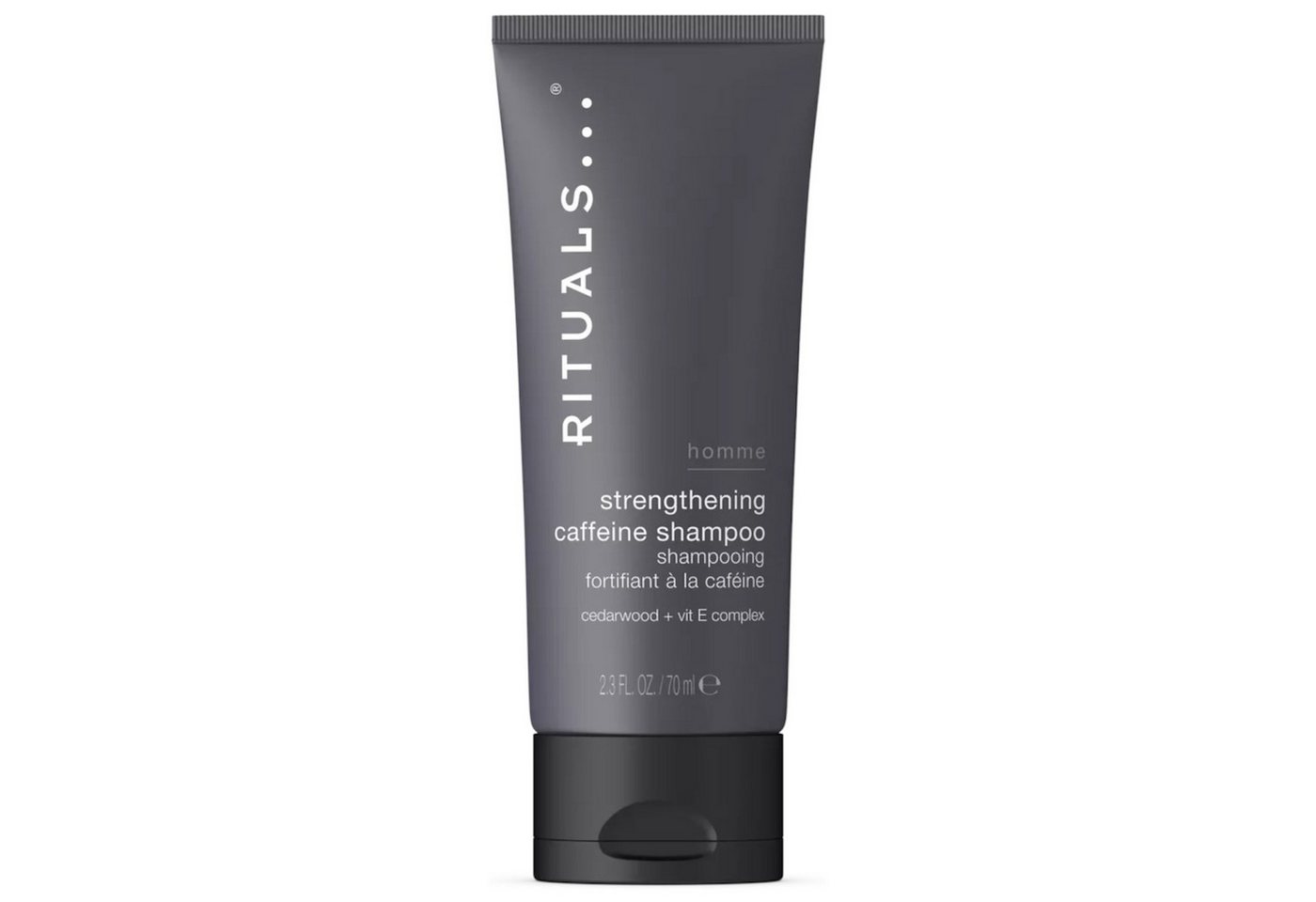 Rituals Haarshampoo Homme - Kräftigendes Shampoo mit Koffein & rotem Ginseng, Mit Vitamin E und einem eleganten, maskulinen Zedernholzduft von Rituals
