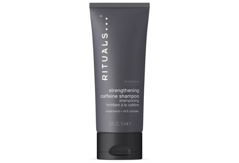 Rituals Haarshampoo Homme - Kräftigendes Shampoo mit Koffein & rotem Ginseng, Mit Vitamin E und einem eleganten, maskulinen Zedernholzduft von Rituals