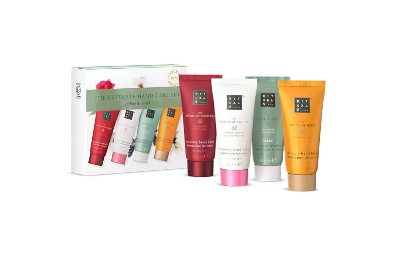 Rituals Pflege-Geschenkset Sakura, Ayurveda, Mehr, Jing The Hand Care Collection 4 x 20ml Handpflege Geschenkset, 4-tlg., Vier Handcremes in Reisegröße, je mit ikonischem Rituals-Duft von Rituals