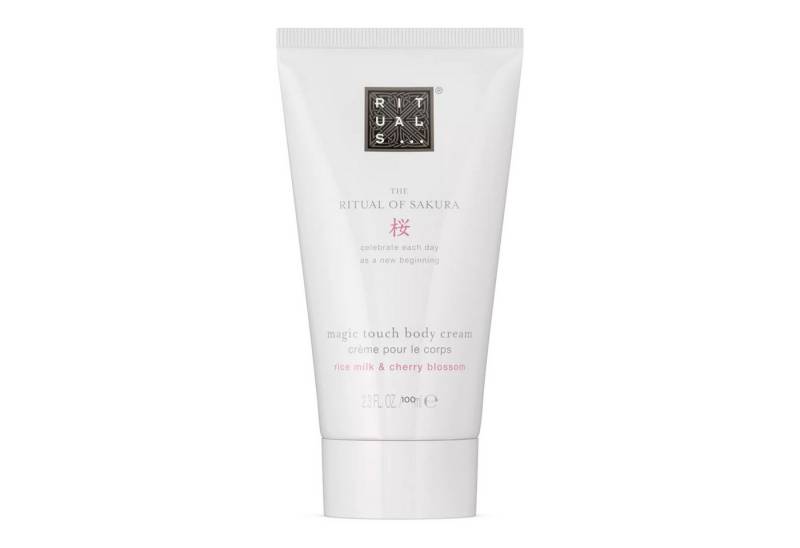 Rituals Körpercreme 100 ml The Ritual of Sakura Body Cream 100 ml, Mit nährender Reismilch und süßem Kirschblütenduft von Rituals