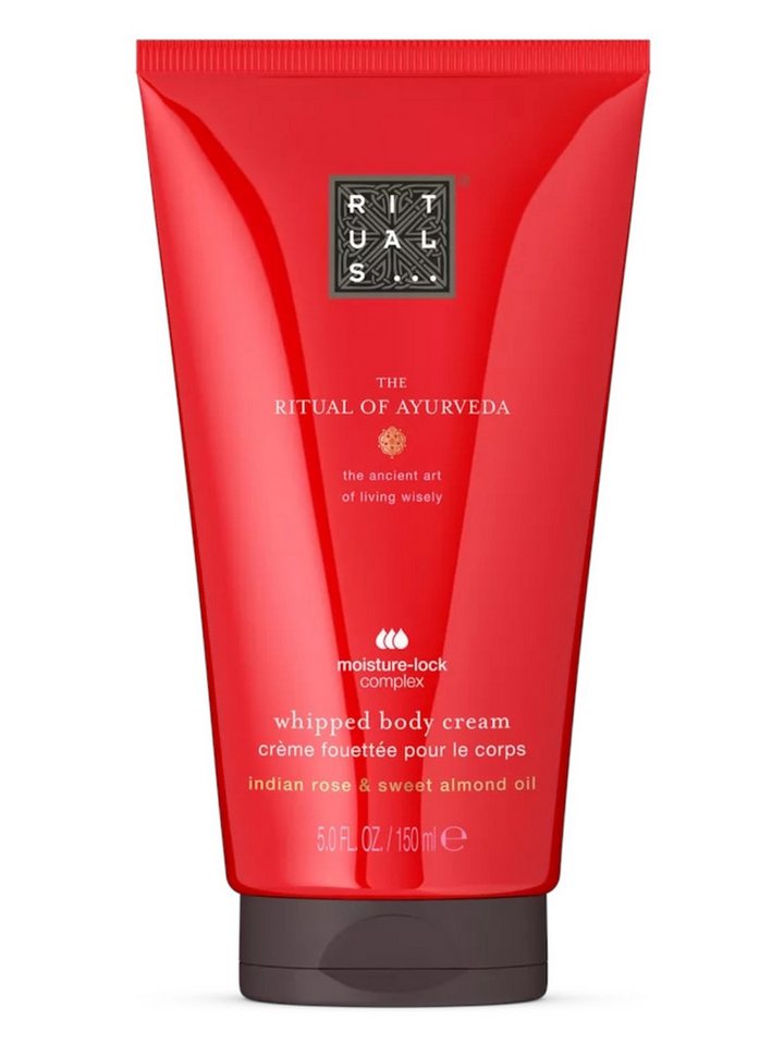Rituals Körpercreme 150 ml The Ritual of Ayurveda Body Cream 150 ml Körpercreme, Mit reichhaltigem Süßmandelöl und dem feinen Duft indischer Rose von Rituals