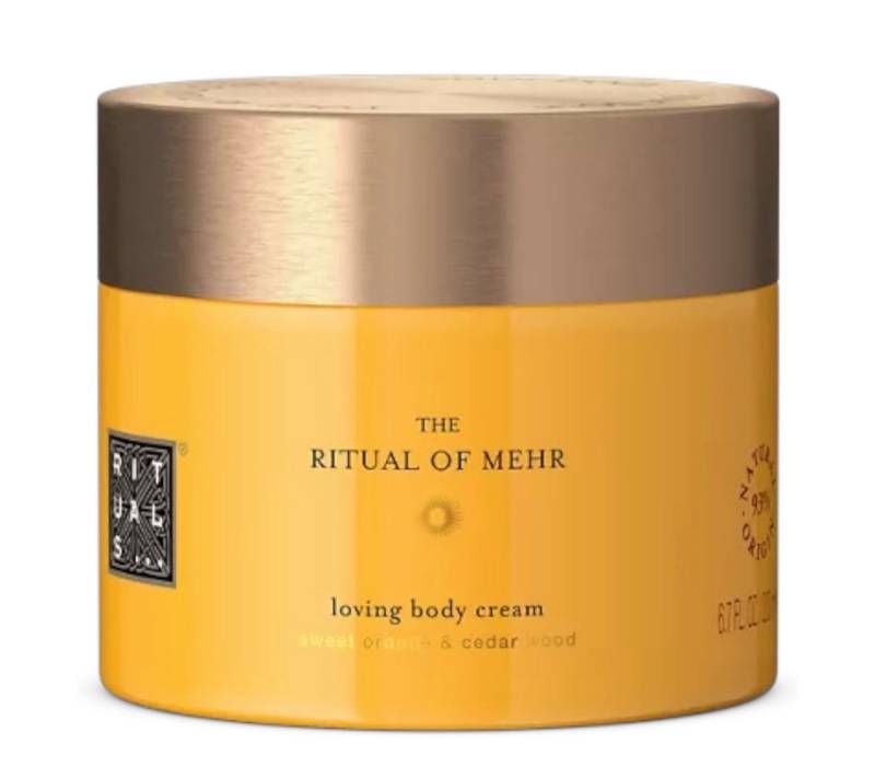 Rituals Körpercreme The Ritual of Mehr Body Cream 200 ml, Mit belebender Süßorange und beruhigendem Zedernholz von Rituals