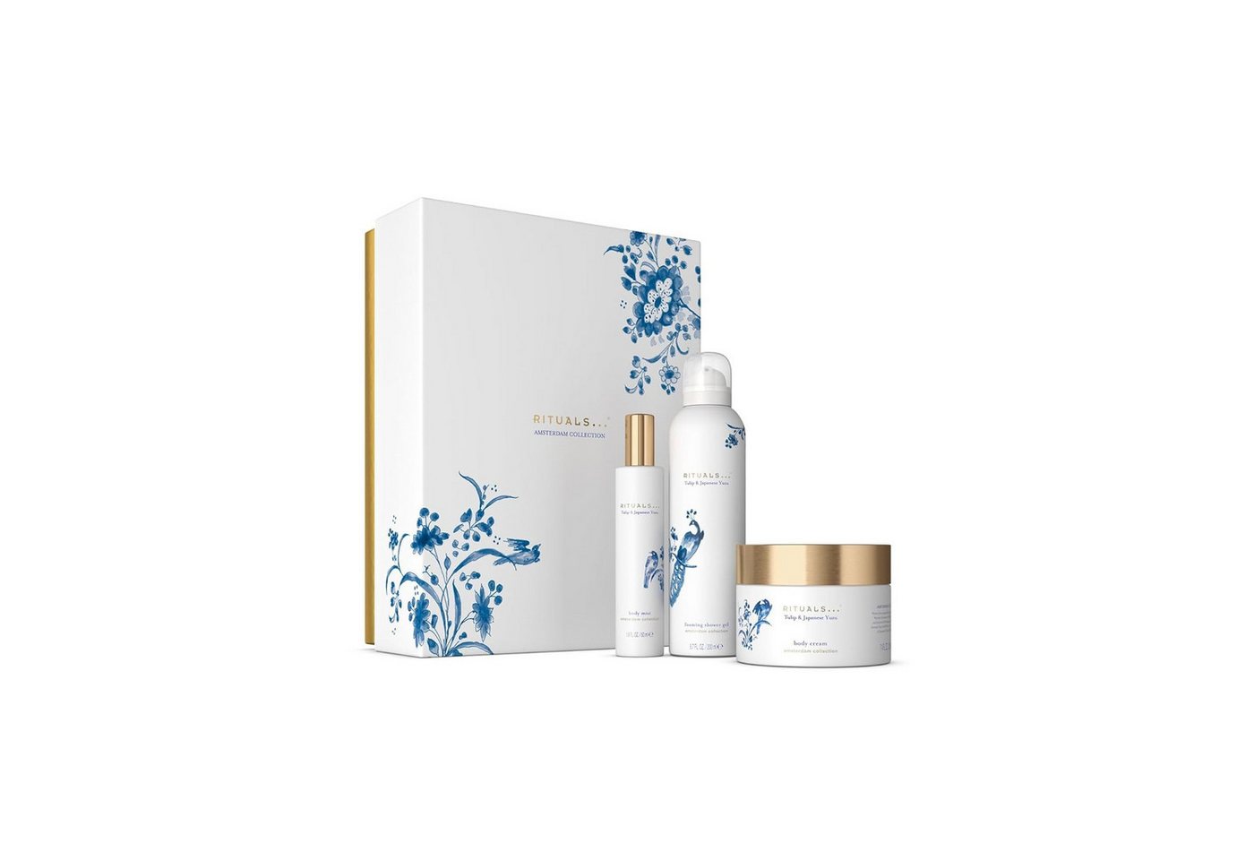 Rituals Pflege-Geschenkbox Amsterdam Collection Körper‑ & Home‑Pflegeset mit Yuzu & Tulpen, 3-tlg. von Rituals