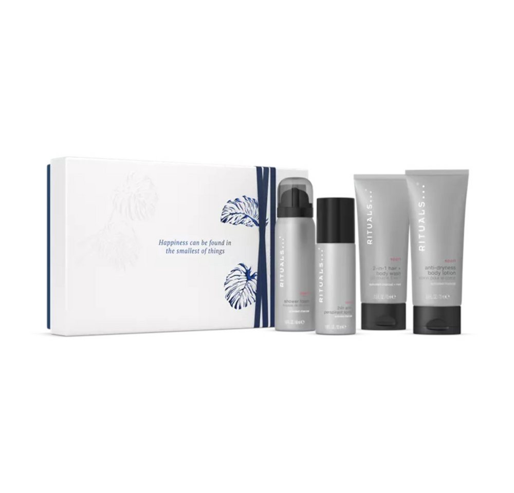 Rituals Pflege-Geschenkbox Homme Collection 4-teilig set: Duschschaum, Shampoo, Duschgel, Lotion von Rituals