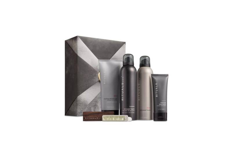 Rituals Pflege-Geschenkset Homme 5‑teiliges Set für Herren mit Bambus Minze & Zedernholz, 5-tlg. von Rituals