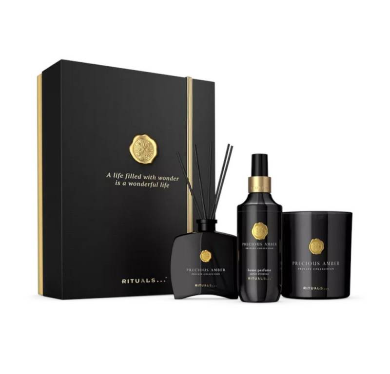 Rituals Pflege-Geschenkset Private Collection: Stäbchen 100 ml, Parfum 250 ml, Kerze 360 g von Rituals