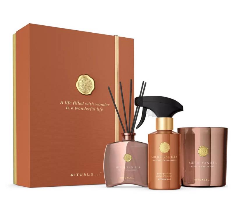 Rituals Pflege-Geschenkset Private Collection: Stäbchen 100 ml, Parfum 250 ml, Kerze 360 g von Rituals