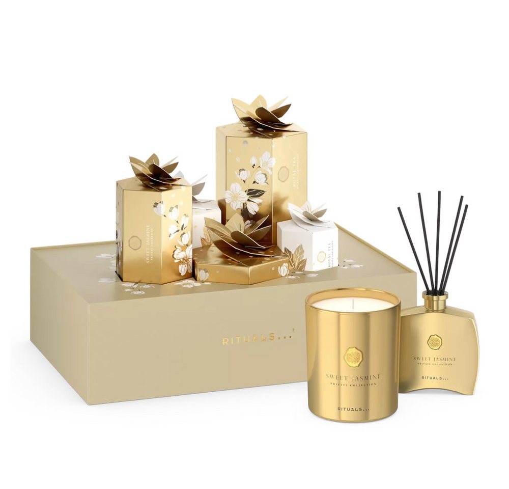 Rituals Pflege-Geschenkset Rituals Premium Home Gift Set – Exklusives Weihnachts Geschenkset, 5-tlg., Luxuriöses Duft-Geschenkset mit 5 festlichen Home-Favorites von Rituals