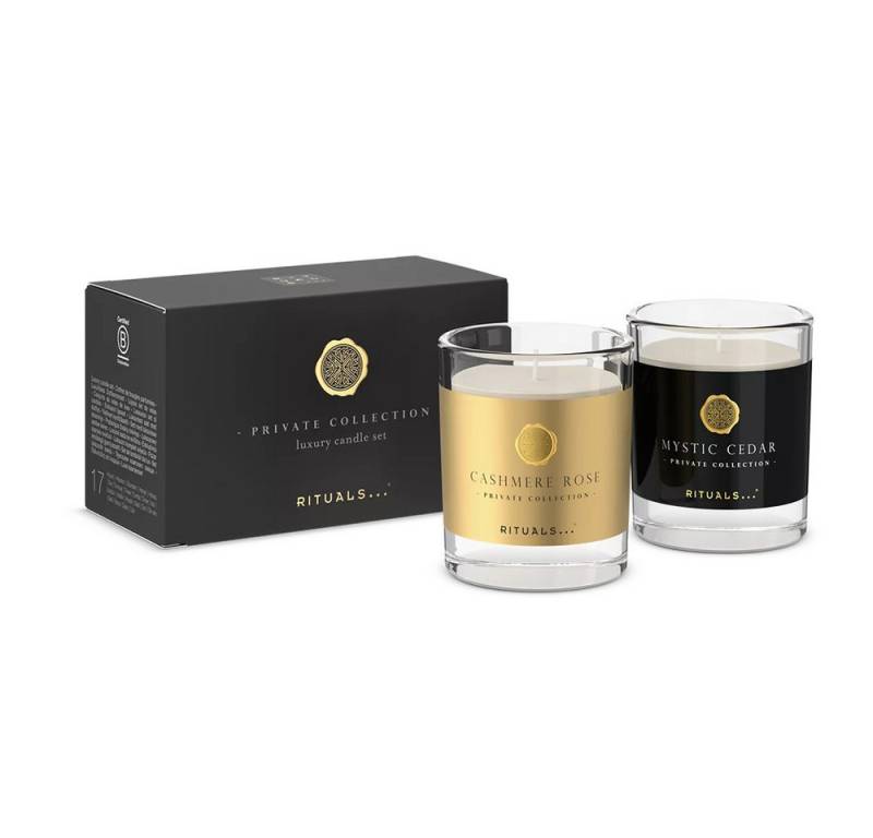 Rituals Pflege-Geschenkset Rituals Private Collection Candle Set, 2-tlg., Elegantes Kerzenset für entspannende Atmosphäre von Rituals