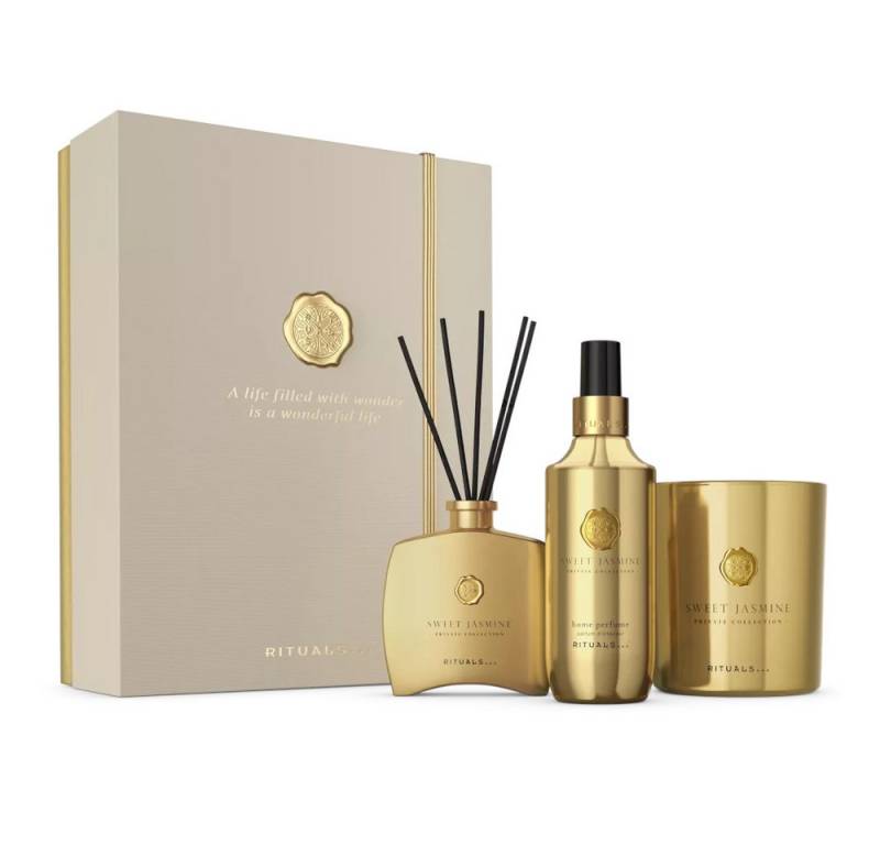 Rituals Pflege-Geschenkset Rituals Private Collection Sweet Jasmine Geschenkset – 3-teilig, 3-tlg., 3-teiliges Duftset mit Sweet Jasmine – floral & elegant von Rituals
