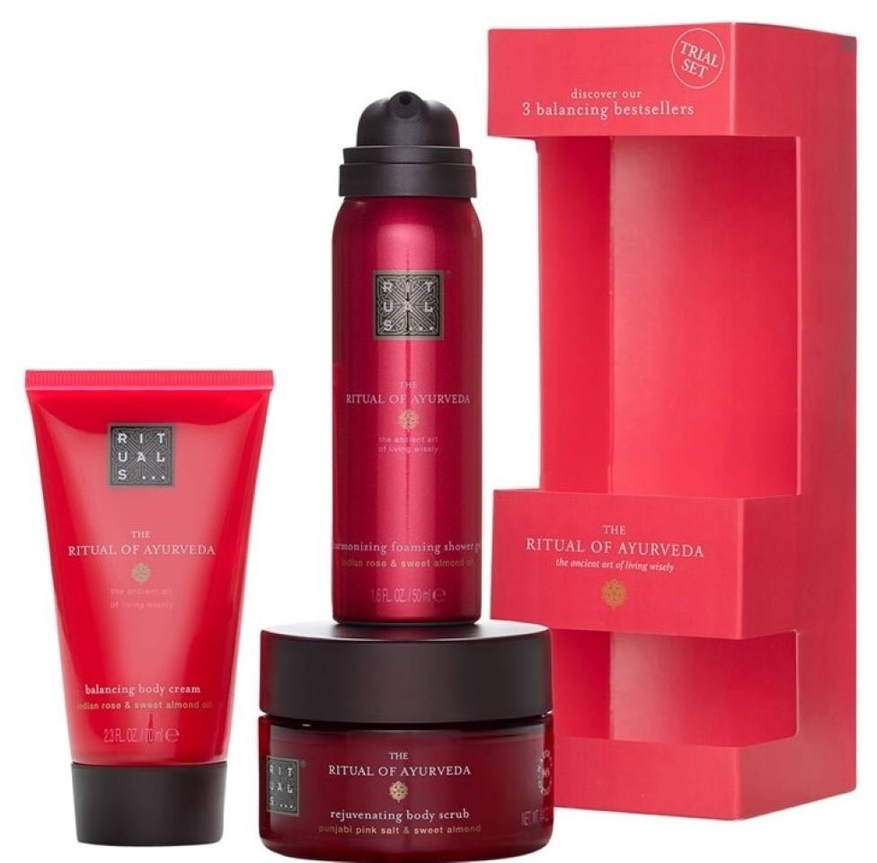 Rituals Pflege-Geschenkset Rituals Wellness-Pflegeset The Ritual of AYURVEDA Try Me Set, 3-tlg. von Rituals