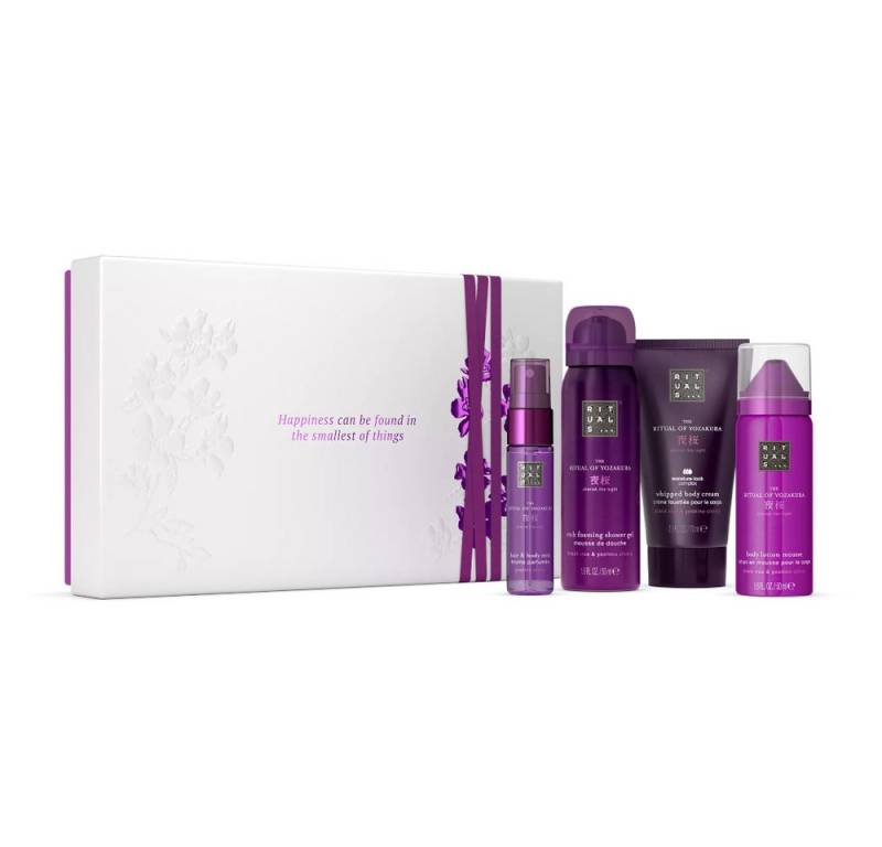 Rituals Pflege-Geschenkset Rituals Yozakura Geschenkset S – 4-teilig mit Dusch & Pflege, 4-tlg., 4-teiliges Yozakura Set – inspiriert von japanischer Hanami-Tradition von Rituals