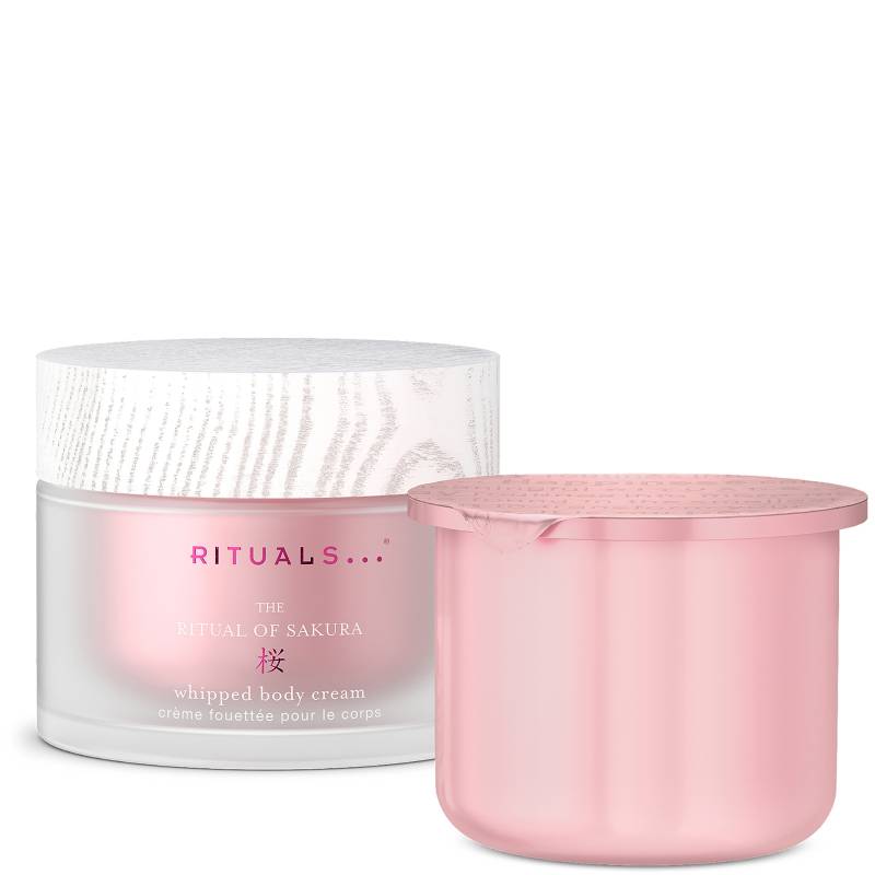Rituals The Ritual of Sakura Cherry Blossom & Rice Milk Whipped Body Cream Refill 220ml von Rituals