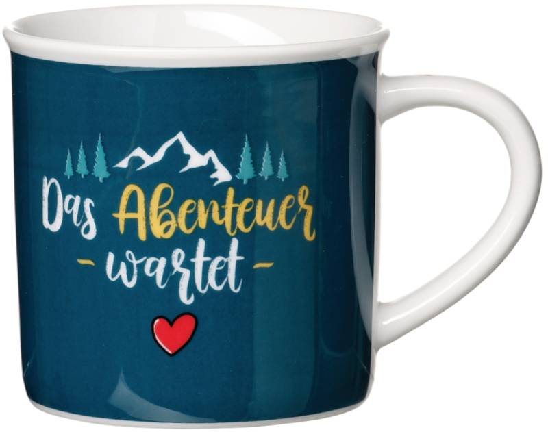 Ritzenhoff & Breker Becher "Camping" "Das Abenteuer wartet" - in Geschenkbanderole von Ritzenhoff & Breker