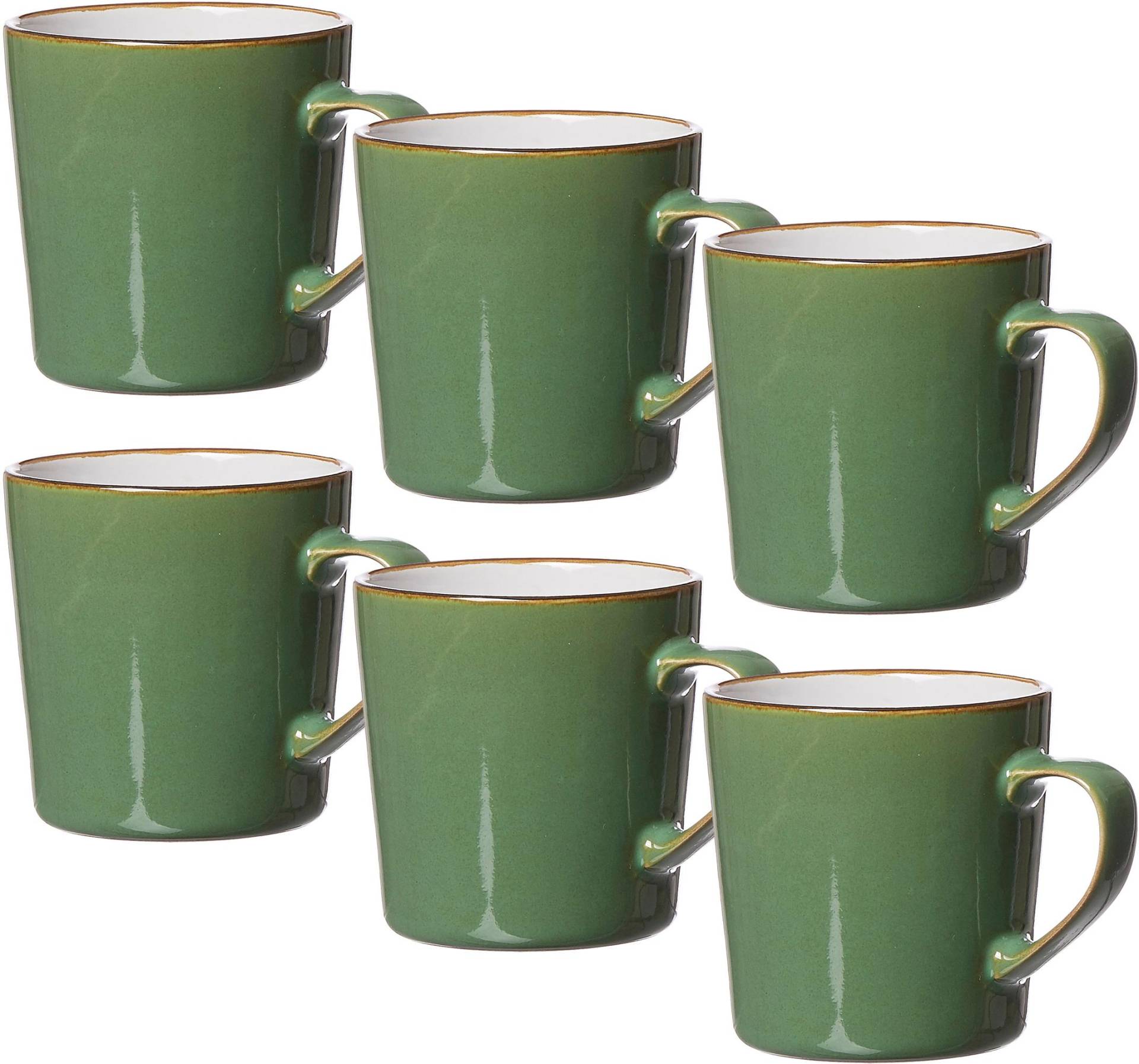 Ritzenhoff & Breker Becher "Kaffeebecher-Set Visby 6tlg, Weiß", (Set, 6 tlg., Das Set besteht aus 6 Kaffeebechern) von Ritzenhoff & Breker