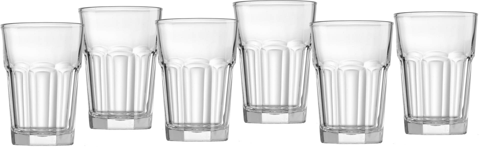 Ritzenhoff & Breker Gläser-Set "Riad", (Set, 6 tlg., Das Set besteht aus 6 Longdrinkgläsern), Facetten-Optik, 6-teilig von Ritzenhoff & Breker