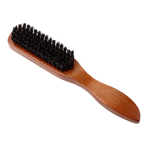 Bartbürste, Akozon Bart Pinsel, Afro Bürste Wildschweinborsten Bürste Sleek Bun Bürste Hair Brush Bart Bürste Tail Comb Männer Professionelle Gesichts Rasierpinsel Schnurrbart Reinigung von Akozon