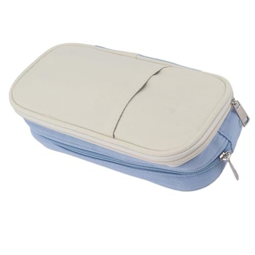 Riuulity Federmäppchen, Großes Fassungsvermögen, Modisches Federmäppchen für Studenten, Organizer und Mehrere Taschen Zur Aufbewahrung von Schreibwaren, Langlebiges und Leicht zu von Riuulity