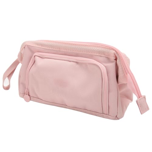 Riuulity Große Stifttasche, Wasserabweisendes Polyester-Federmäppchen mit Mehrschichtigem Design, Geeignet für Bleistifte, Radiergummis, Lineale, Klebeband, Kosmetika von Riuulity