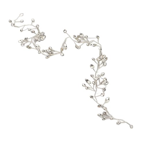 Haarteil, Kristall-Haarranke mit Elegantem Legierungsdraht für Party-Hochzeitszeremonien, Stilvolles und Leichtes Haar-Accessoire, Geeignet für Verschiedene Anlässe von Riuulity