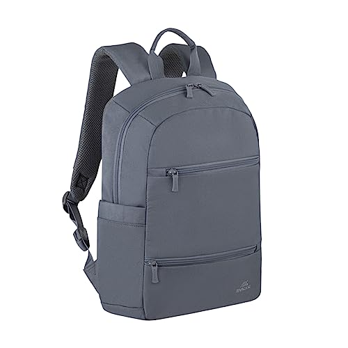 Rivacase kompakter Laptop Rucksack 14"- wasserabweisender moderner Schulrucksack 10 L für Damen, Herren, Teenager, Urban Backpack für Business, Reisen, Sport, Uni, Schule von Rivacase