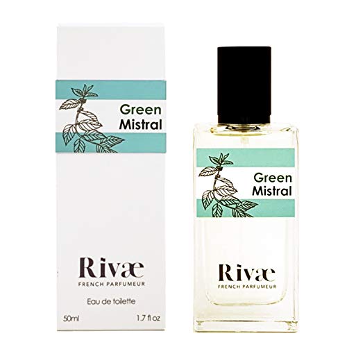 Green Mistral – Eau de Toilette Zitrusfrüchte und aromatische Kräuter, von Rivae, Parfümeur à Nizza (50 ml) von Rivae