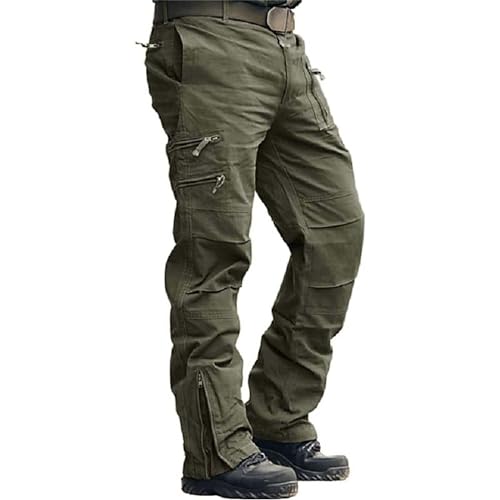 Rivccku Herren Cargo Hose Baumwolle Outdoor Hose mit 8 Taschen Männer Arbeitshosen Combat Tactical Hose Ranger Hose für Jagd Wandern Rivccku Herren Cargo Hose Baumwolle Outdoor Hose mit 8 Taschen Männer Arbeitshosen Combat Tactical Hose Ranger Hose für Jagd Wandern von Rivccku