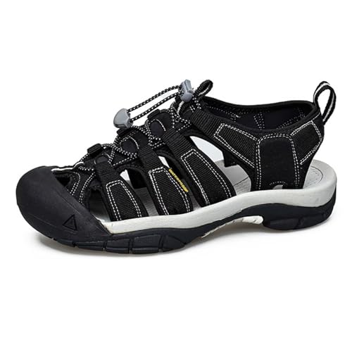 Rivccku Herren Outdoorsandalen Sommer Wanderschuhe Trekkingsandalen Leder Strand Wandersandale Laufschuhe Lässige Sneaker Sportsandalen Rivccku Herren Outdoorsandalen Sommer Wanderschuhe Trekkingsandalen Leder Strand Wandersandale Laufschuhe Lässige Sneaker Sportsandalen von Rivccku