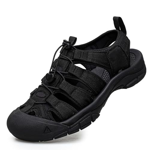 Rivccku Herren Outdoorsandalen Sommer Wanderschuhe Trekkingsandalen Leder Strand Wandersandale Laufschuhe Lässige Sneaker Sportsandalen Rivccku Herren Outdoorsandalen Sommer Wanderschuhe Trekkingsandalen Leder Strand Wandersandale Laufschuhe Lässige Sneaker Sportsandalen von Rivccku