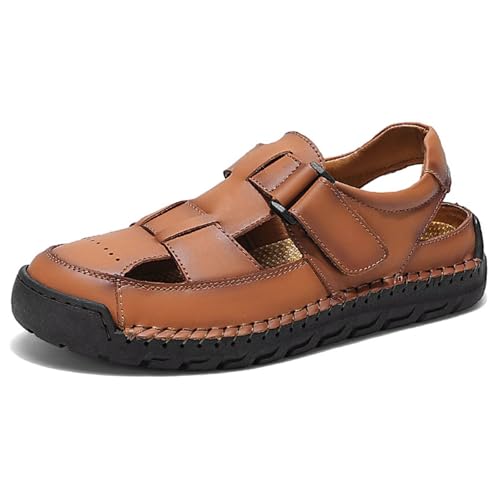 Rivccku Sandalen Herren Sommer Wanderschuhe Trekkingsandalen Leder Strand Wandersandale Laufschuhe Lässige Sneaker Sportsandalen 38-48 Rivccku Sandalen Herren Sommer Wanderschuhe Trekkingsandalen Leder Strand Wandersandale Laufschuhe Lässige Sneaker Sportsandalen 38-48 von Rivccku