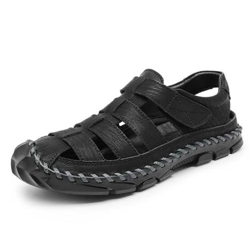 Rivccku Sandalen Herren Sommer Wanderschuhe Trekkingsandalen Leder Strand Wandersandale Laufschuhe Lässige Sneaker Sportsandalen 38-48 Rivccku Sandalen Herren Sommer Wanderschuhe Trekkingsandalen Leder Strand Wandersandale Laufschuhe Lässige Sneaker Sportsandalen 38-48 von Rivccku