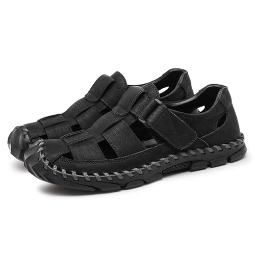 Rivccku Sandalen Herren Sommer Wanderschuhe Trekkingsandalen Leder Strand Wandersandale Laufschuhe Lässige Sneaker Sportsandalen 38-48 Rivccku Sandalen Herren Sommer Wanderschuhe Trekkingsandalen Leder Strand Wandersandale Laufschuhe Lässige Sneaker Sportsandalen 38-48 von Rivccku