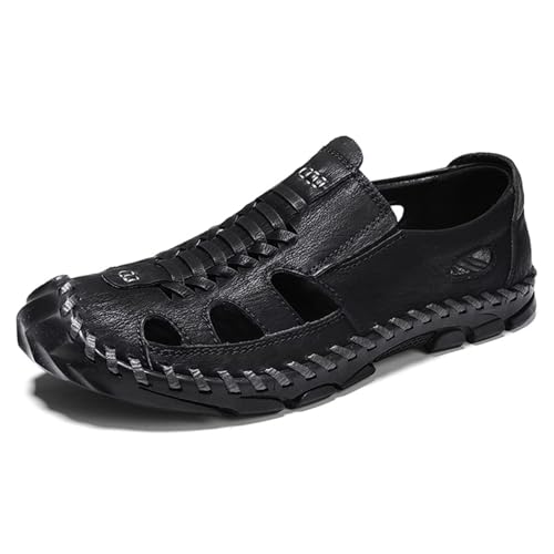 Rivccku Trekkingsandalen Herren Sommer Wanderschuhe Leder Strand Wandersandale Laufschuhe Lässige Sneaker Sportsandalen 38-48 Rivccku Trekkingsandalen Herren Sommer Wanderschuhe Leder Strand Wandersandale Laufschuhe Lässige Sneaker Sportsandalen 38-48 von Rivccku