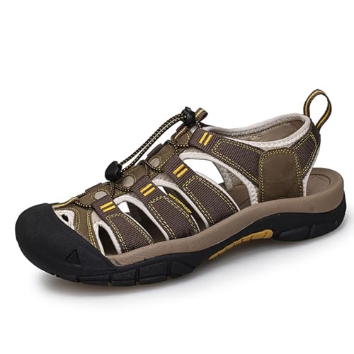 Rivccku Trekkingsandalen Herren Wandersandalen Geschlossene Sandalen Sommer Wanderschuhe Sommerschuhe für Sport- & Outdoorsandalen Rivccku Trekkingsandalen Herren Wandersandalen Geschlossene Sandalen Sommer Wanderschuhe Sommerschuhe für Sport- & Outdoorsandalen von Rivccku