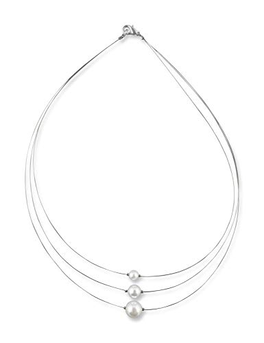 Rivelle Damen Kette Perle weiß Perlenkette Collier Halskette Necklace Modeschmuck von Rivelle