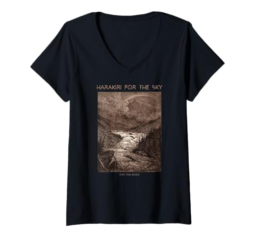 Damen Harakiri for The Sky - Trockne den Fluss T-Shirt mit V-Ausschnitt Damen Harakiri for The Sky - Trockne den Fluss T-Shirt mit V-Ausschnitt von River Beautiful Day