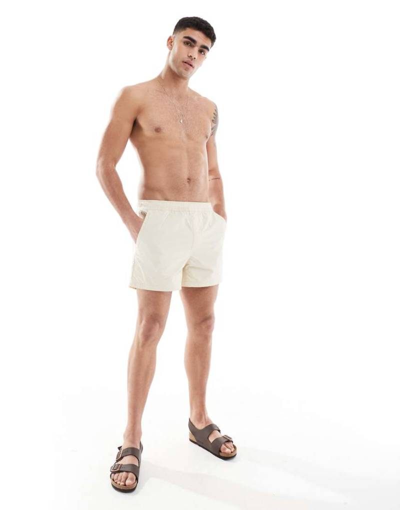 River Island - Badehose in Ecru-Weiß von River Island