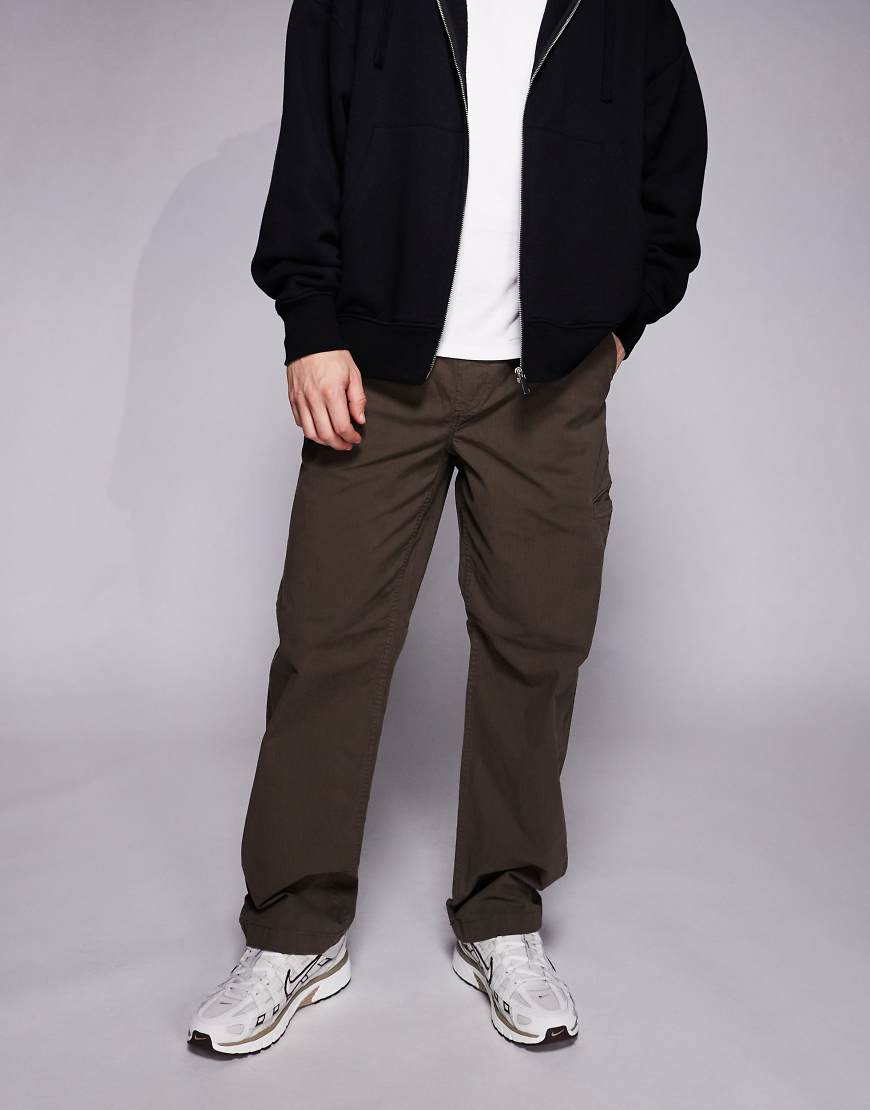 River Island - Loose-Fit-Schlupfhose in Braun-Brown von River Island