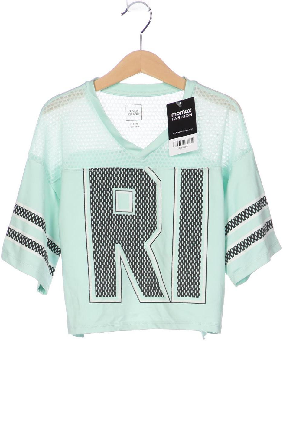 River Island Damen T-Shirt, hellgrün, Gr. 128 von River Island