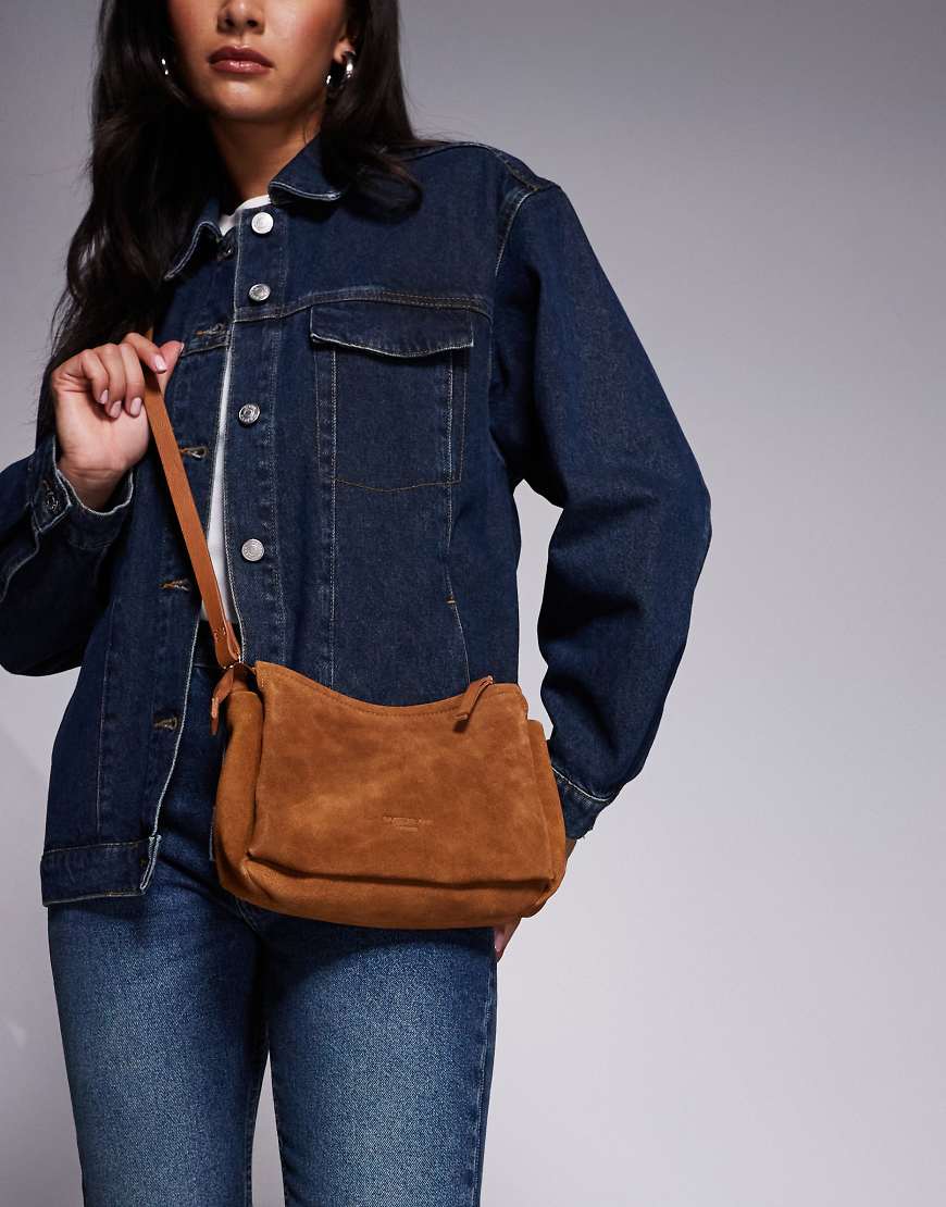 River Island - Weiche, lässige Umhängetasche aus Wildleder-Neutral River Island - Weiche, lässige Umhängetasche aus Wildleder-Neutral von River Island