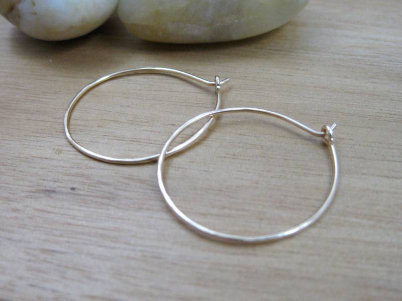 14 Kt Gold Gefüllte 1 Zoll-Creolen von RiverAndBirchJewelry