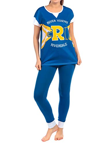 Riverdale Damen River Vixens Schlafanzuge Blau XX-Large von Riverdale