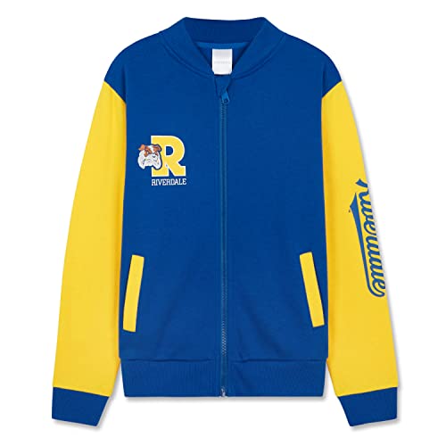 Riverdale Jacken für Mädchen, River Vixens Varsity Jacket Teenager Kinderjacken Mädchen (Blau, 15 Jahre) von Riverdale